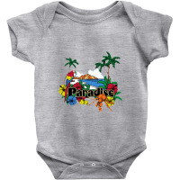 Paradise Island Baby Bodysuit | Artistshot