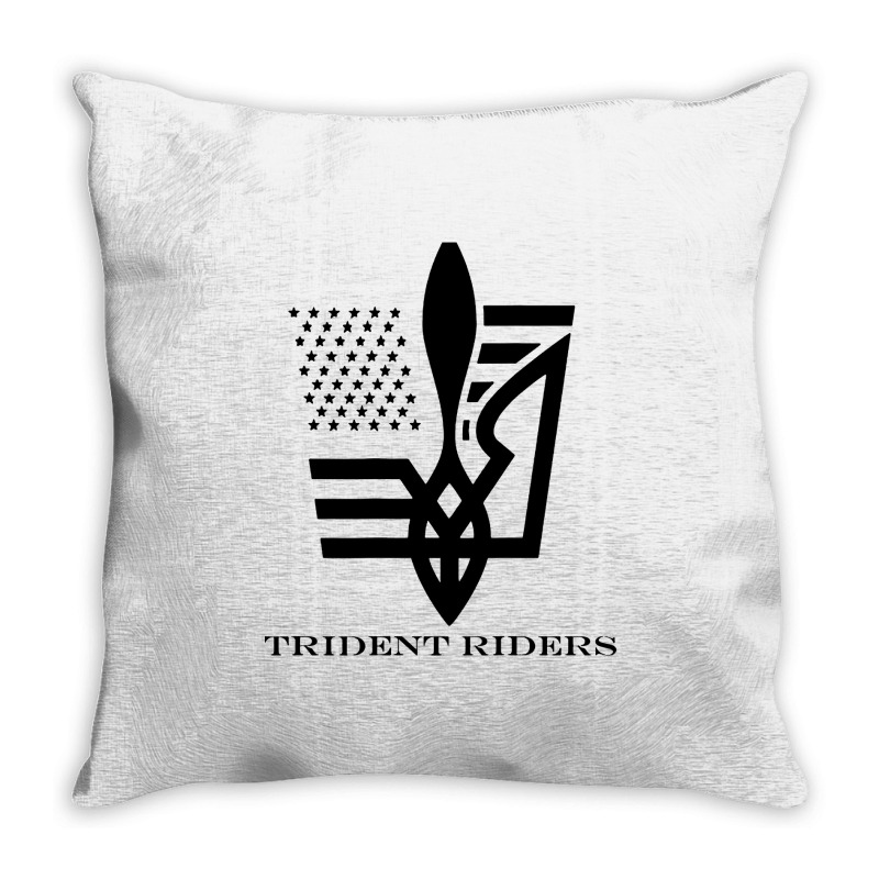 Trident Riders Throw Pillow | Artistshot