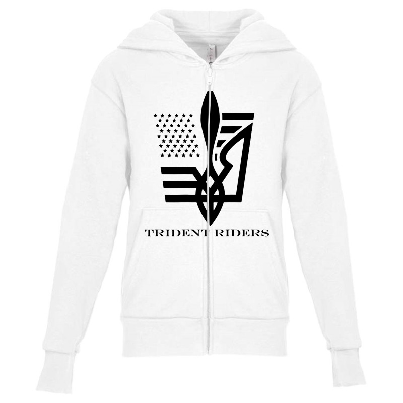 Trident Riders Youth Zipper Hoodie | Artistshot