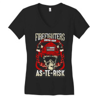 Firefighter Fireman S Asterisk 106 Firefighting Women's V-neck T-shirt | Artistshot