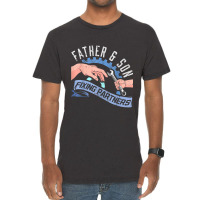 Mechanic Father And Son Father's Day Diesel Mechanic Dad Lad Matching Vintage T-shirt | Artistshot