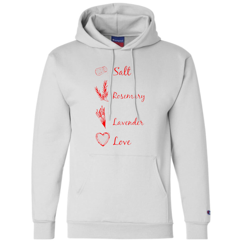 Salt Rosemary Lavender Love Champion Hoodie | Artistshot