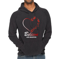 Believe Aids Awareness For Dark Vintage Hoodie | Artistshot