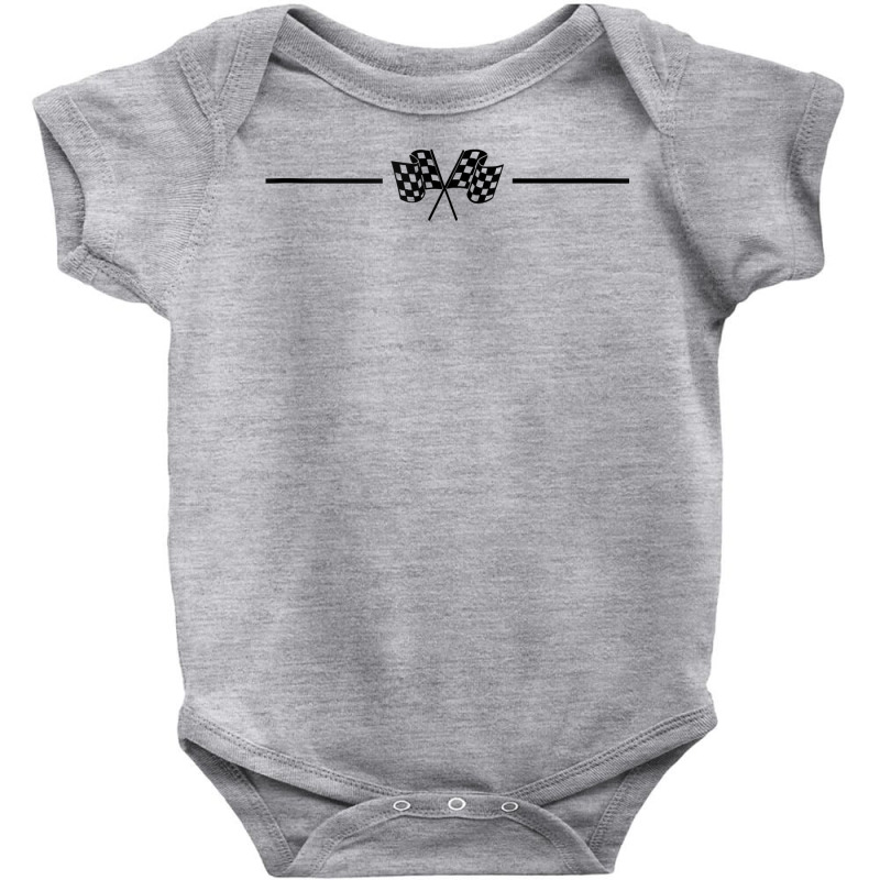 Checkered Flag Racing Gear Finish Line Flag Tank Top Baby Bodysuit by corni3t6 | Artistshot