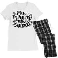 Kids Every Superhero Need Sidekick Big Brother Little Brother T Shirt Women's Pajamas Set | Artistshot