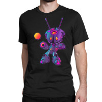 Cute Futuristic Gradient Robot Character Tank Top Classic T-shirt | Artistshot