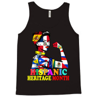 National Hispanic Heritage Month Proud Dominica Latino Women T Shirt Tank Top | Artistshot