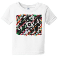 Cowhide And Serape Background Baby Tee | Artistshot