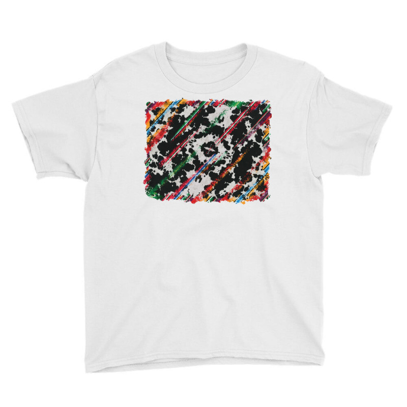 Cowhide And Serape Background Youth Tee | Artistshot