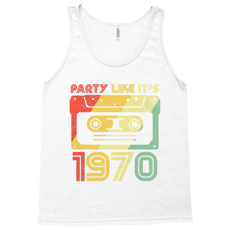 Party Like It's 1970 Retro 70s Party Outfit Costume Tee T Shirt Tank Top | Artistshot