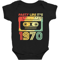 Party Like It's 1970 Retro 70s Party Outfit Costume Tee T Shirt Baby Bodysuit | Artistshot