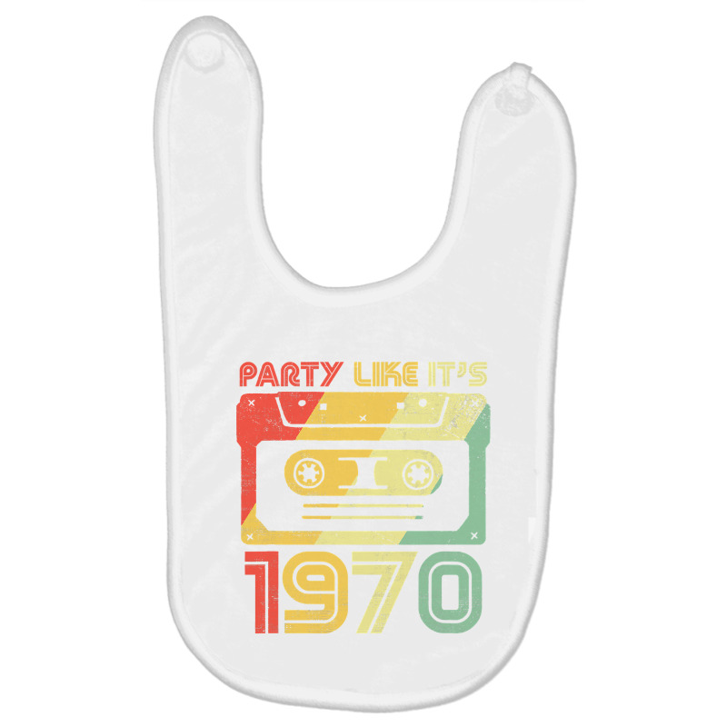 Party Like It's 1970 Retro 70s Party Outfit Costume Tee T Shirt Baby Bibs | Artistshot