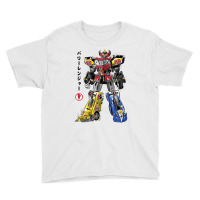 Mighty Morphin Megazord Sumi E Youth Tee | Artistshot