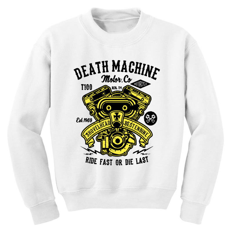 Death Machine Youth Sweatshirt by patric9909 | Artistshot