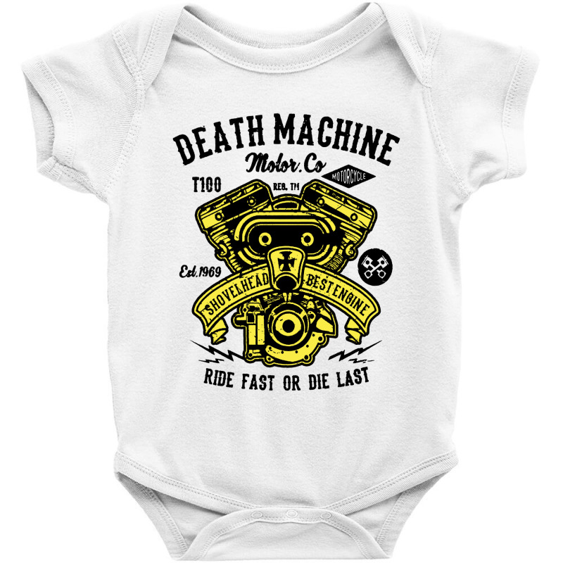 Death Machine Baby Bodysuit by patric9909 | Artistshot