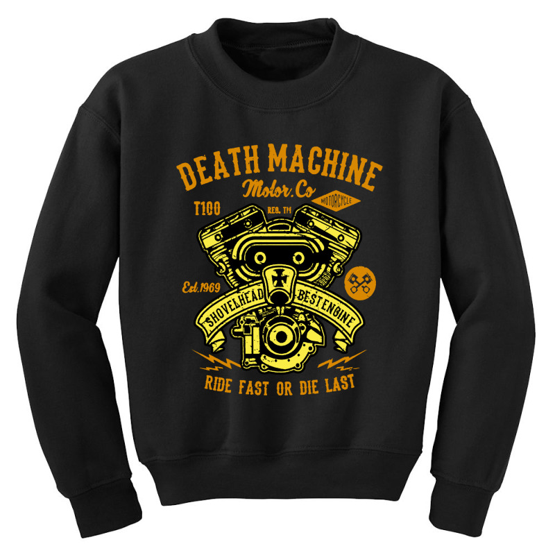 Death Machine Youth Sweatshirt by patric9909 | Artistshot