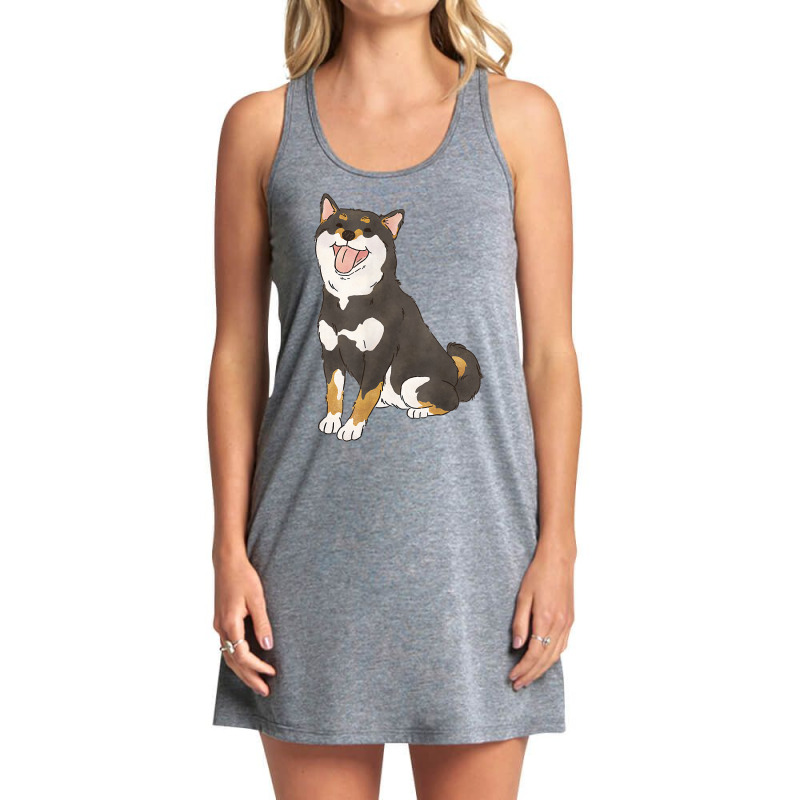 Black And Tan Shiba Lovers Shiba Inu Dog Mom T Shirt Tank Dress by abdurrehmancappucci | Artistshot