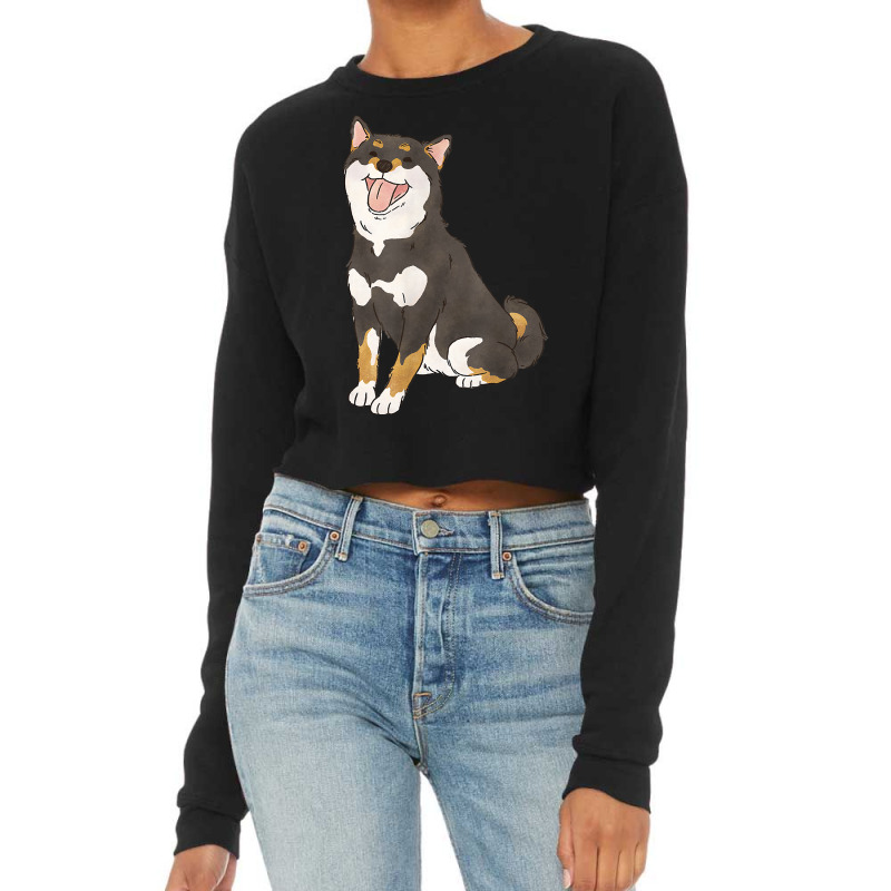 Black And Tan Shiba Lovers Shiba Inu Dog Mom T Shirt Cropped Sweater by abdurrehmancappucci | Artistshot