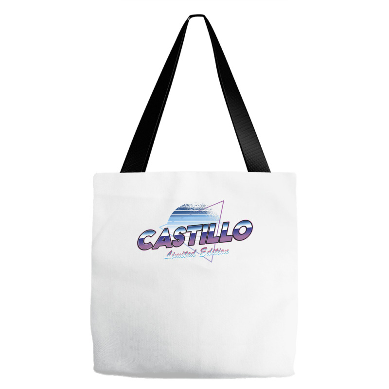 Castillo Name Shirt Aesthetic Vaporwave 80s 90s Surname T Shirt Tote Bags | Artistshot