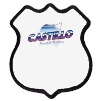 Castillo Name Shirt Aesthetic Vaporwave 80s 90s Surname T Shirt Shield Patch | Artistshot