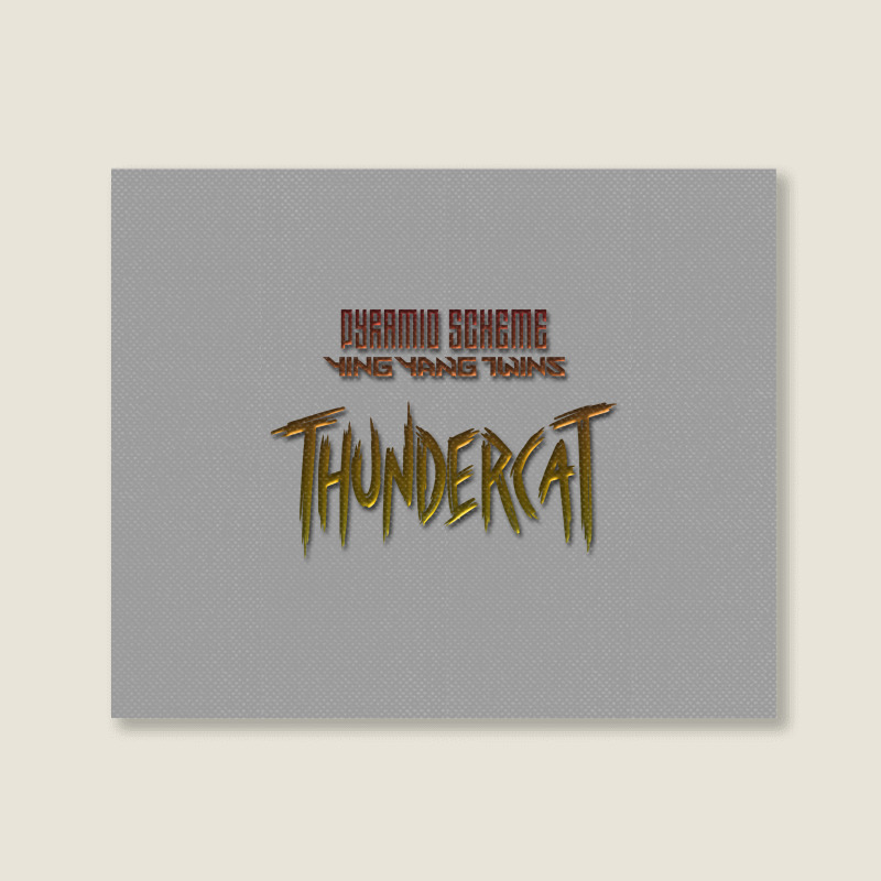 Pyramid Scheme & Ying Yang Twins – Thundercat Landscape Canvas Print | Artistshot