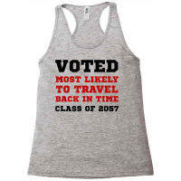 Voted Time Travel Funny T Shirt T Shirt Racerback Tank | Artistshot