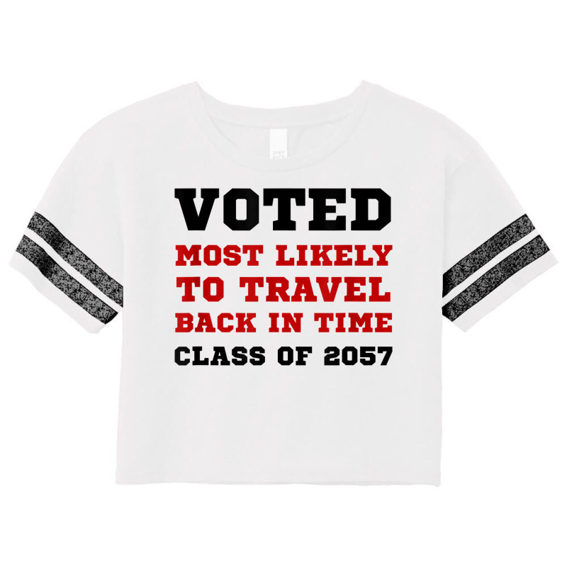 Voted Time Travel Funny T Shirt T Shirt Scorecard Crop Tee by johnjosephmenk | Artistshot