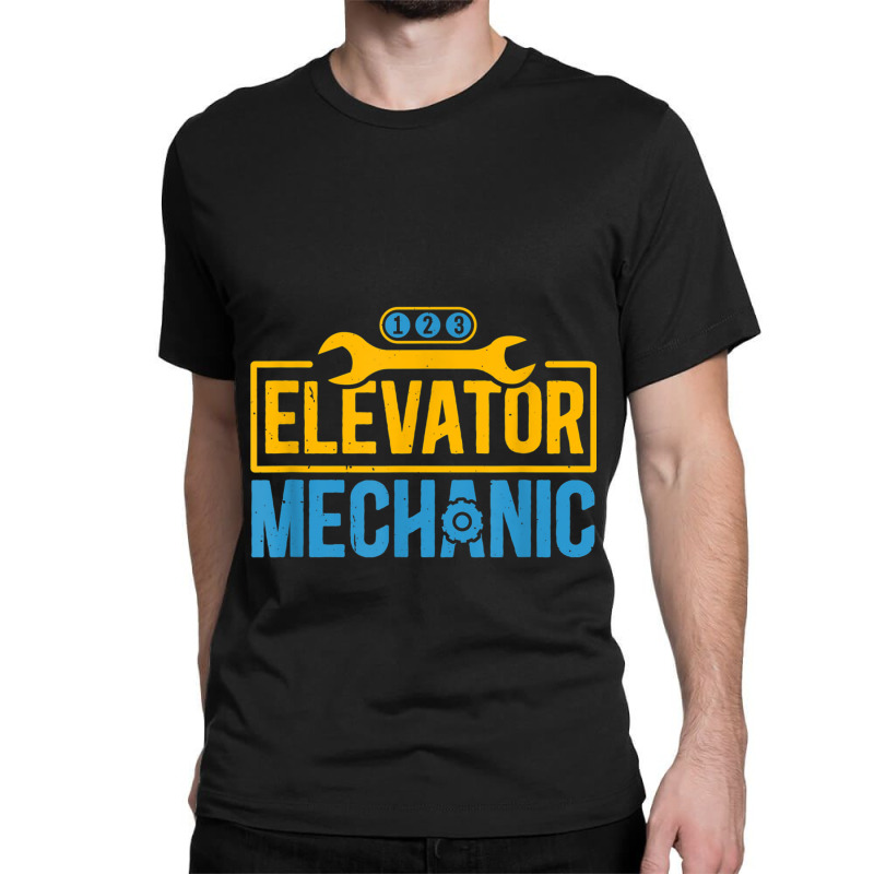 Mechanic Elevator Mechanic Maintenance Work Technician Novelty Classic T-shirt by urethrapricey | Artistshot