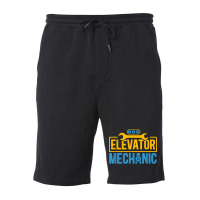 Mechanic Elevator Mechanic Maintenance Work Technician Novelty Fleece Short | Artistshot