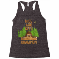 Bigfoot Hide And Seek Champion Funny Sasquatch Forest T Shirt Racerback Tank | Artistshot