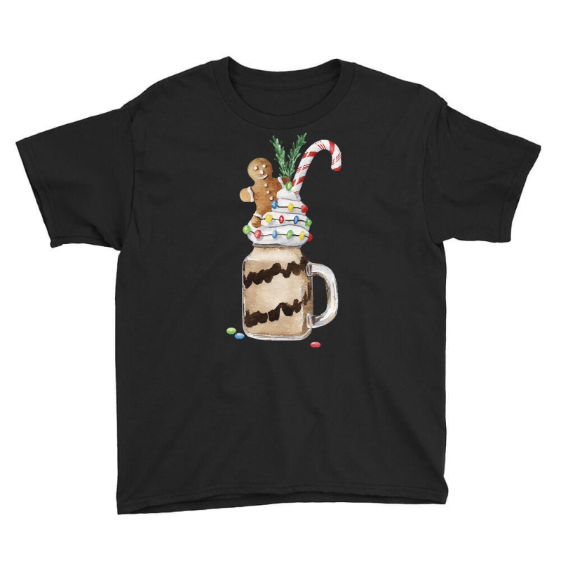 Gingerbread Man Candy Monstershake T  Shirt Christmas Gingerbread Choc Youth Tee by salesmanhuh | Artistshot