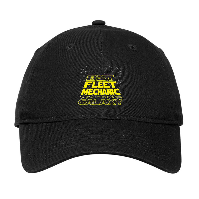 Mechanic Fleet Mechanic Funny Cool Galaxy Job Adjustable Cap | Artistshot