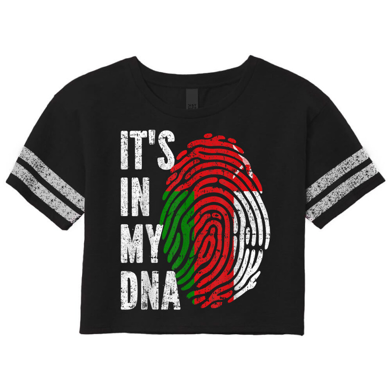 It's In My Dna Oman Flag Funny Omani T Shirt Scorecard Crop Tee by caroldian | Artistshot