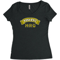 Vincent Hrd Style Motorcycle Women's Triblend Scoop T-shirt | Artistshot