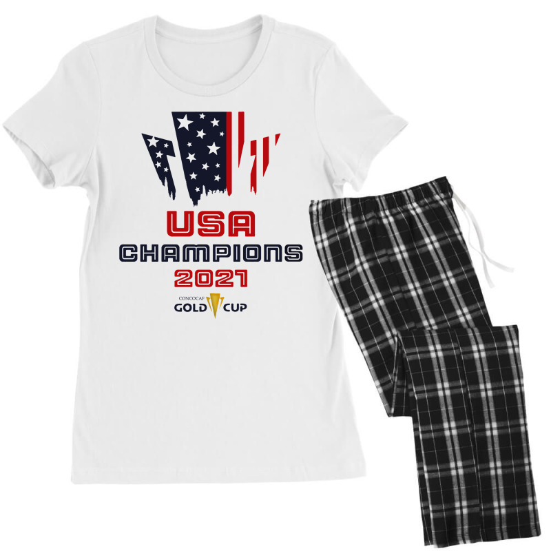 Usa Soccer 2021 Champions Concacaf Gold Cup Women's Pajamas Set | Artistshot