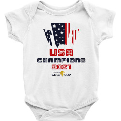 usa soccer 2021 champions concacaf gold cup Baby Bodysuit | Artistshot