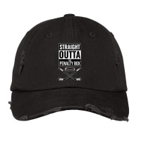 Hockey Straight Outta The Penalty Box Vintage Cap | Artistshot