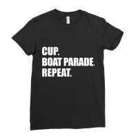 Cup Boat Parade Repeat Ladies Fitted T-shirt | Artistshot