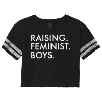 Raising Feminist Boys Parents Feminism T Shirt Scorecard Crop Tee | Artistshot