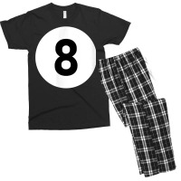 Pool Ball 8 Matching Billiards Gift Easy Halloween Costume T Shirt Men's T-shirt Pajama Set | Artistshot