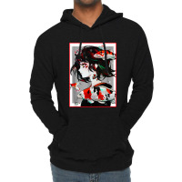 Anime Girl Japanese Aesthetic Anime Otaku Lightweight Hoodie | Artistshot