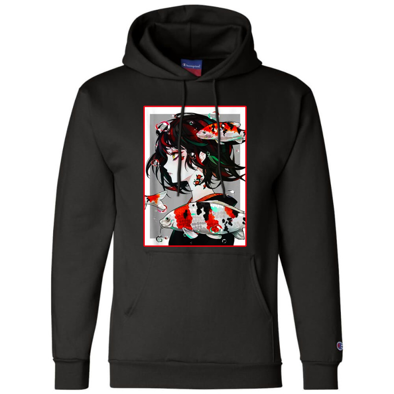 Anime Girl Japanese Aesthetic Anime Otaku Champion Hoodie | Artistshot