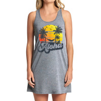 Aloha Hawaii Hawaiian Island Shirt Palm Trees Beach Vacation T Shirt Tank Dress | Artistshot