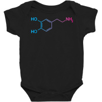 Dopamine Molecule Happiness   Biologist Tank Top Baby Bodysuit | Artistshot