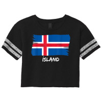 Icelandic Flag Iceland Team Fan T Shirt Scorecard Crop Tee | Artistshot