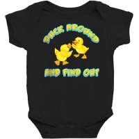 Duck Around And Find Out Funny Sarcastic Jokes Tank Top Baby Bodysuit | Artistshot