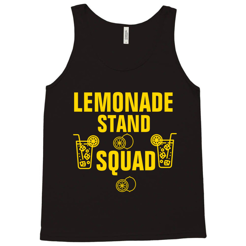 Lemonade Stand Squad Funny Lemon Tank Top by Favorite | Artistshot