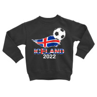 Iceland Flag Jersey Supporter Icelandic Soccer Team Iceland T Shirt Toddler Sweatshirt | Artistshot