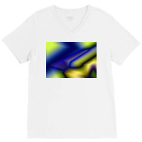 Multicolor Gradient Background For Cover Template, Blurred, Etc V-neck Tee | Artistshot