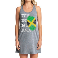 It's In My Dna Jamaica Genetic Jamaican Roots Jamaican Pride T Shirt Tank Dress | Artistshot